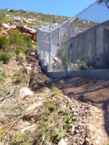 Gateway metalworks peak reservior clearvue mesh fencing 3