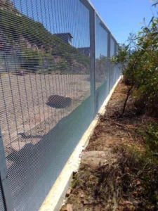 Gateway metalworks peak reservior clearvue mesh fencing 4